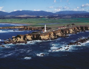 Pt Arena Lighthouse-Aerial Photo